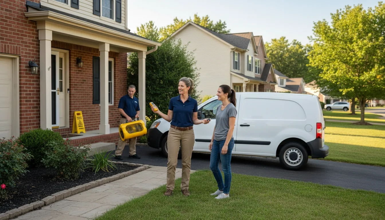 Water restoration image for Home Water Damage Repair in Gower, MO